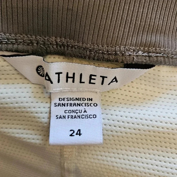 Athleta Brooklyn Tennis Striped Mini Sporty Casual Skort Skirt Plus Size 24. - Picture 13 of 13